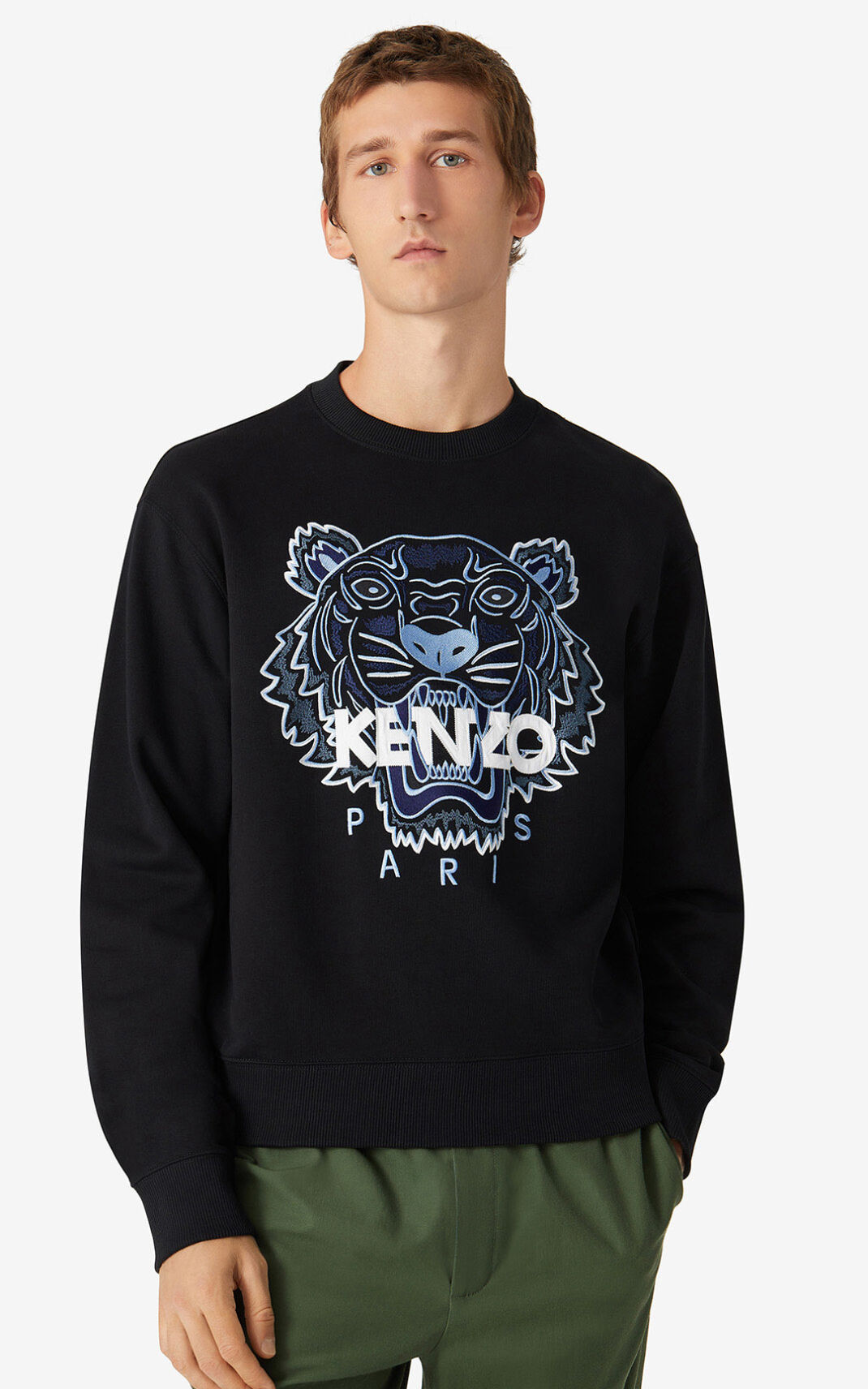 Kenzo Tiger Sweatshirt Herre - Sort DK-802826